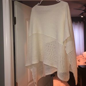 Ivory Knitted Shawl